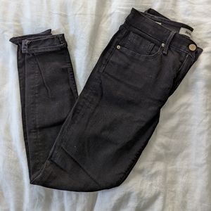 Revtown high rise skinny black jeans size 27